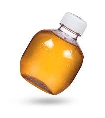 Plastic Half Gallon Jug of Apple Cider