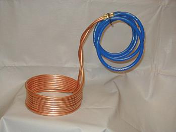Copper Immersion Home Brew Wort Chiller 