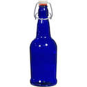 EZ Cap Beer Bottles - 1 Liter Kobalt Blue 