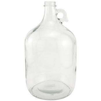 Used Glass Small Mouth Gallon Jug 