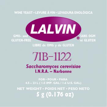 Lalvin 71B-1122 Wine Yeast