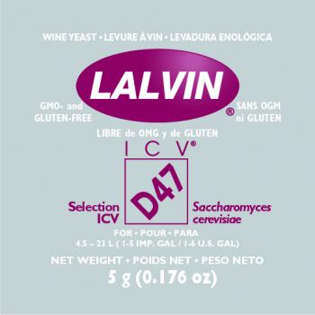 Lalvin D47 Wine Yeast