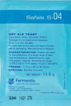 Safale S-04 Ale Yeast