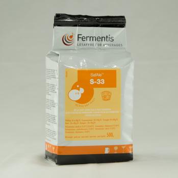 Safale S-33 Ale Yeast 500 gram Brick