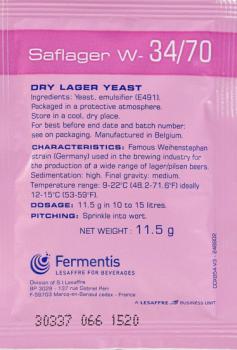 Saflager WB-34/70 Lager Yeast