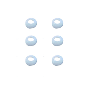 TAPERED WASHERS, CLEAR - 6PACK