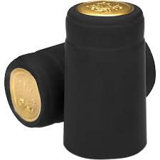 Black PVC Shrink Capsules