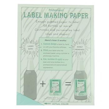 Bottle Label Paper