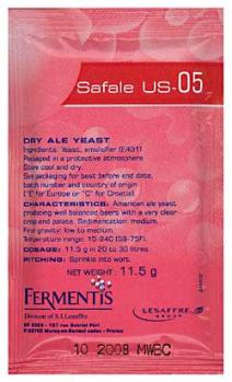 Safale US-05 Ale Yeast