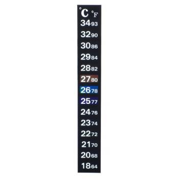 Stick-On Liquiid Crystal Thermometer