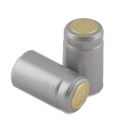 Silver PVC Shrink Capsules